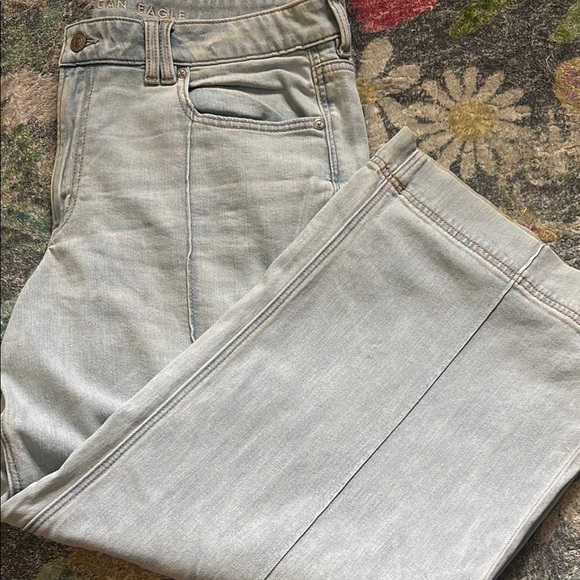 American Eagle Dreamy Drape Low Rise Wide Leg - Picture 6 of 6